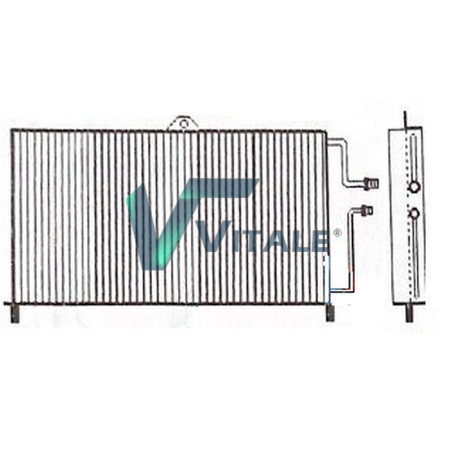 CONDENSEUR CLIMATISATION POUR MASERATI QUATTROPORTE 315537117 AF550220