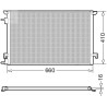 CONDENSEUR CLIMATISATION POUR STEYR SERIE 9000  VO450256 569,22998046875