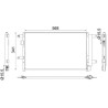CONDENSEUR CLIMATISATION POUR IVECO DAILY 504256333 YA941100 279