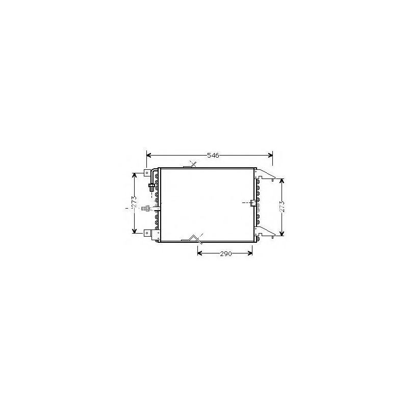 CONDENSEUR CLIMATISATION POUR BMW SERIE 5 1376474 CAT 801602 0